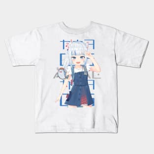 Hololive EN - Gawr Gura Kids T-Shirt